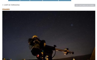 Més Digital: “Prades, un lloc idoni per observar la pluja d’estels de les Gemínides”