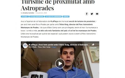 Turisme de proximitat amb el Parc Astronòmic